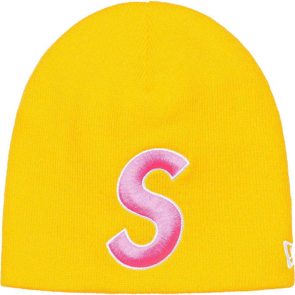 Sombreros Supreme New Era® S Logo Beanie Amarillo | Supreme 478BC